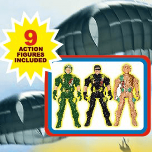 82nd Airborne - 9 Action Figures