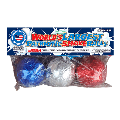 Worlds Largest Patriotic Smoke Balls