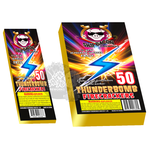 Thunderbomb Firecrackers 50s (Case)