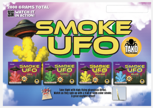 Smoke UFO (Daytime Girandola) (Case)
