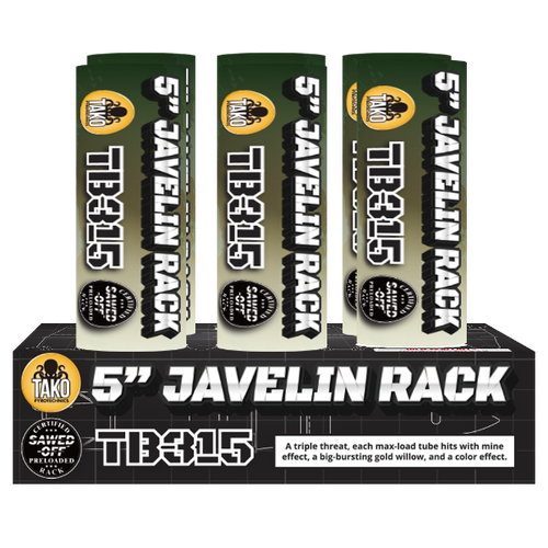 5in Javelin - 6 shot rack (Case)
