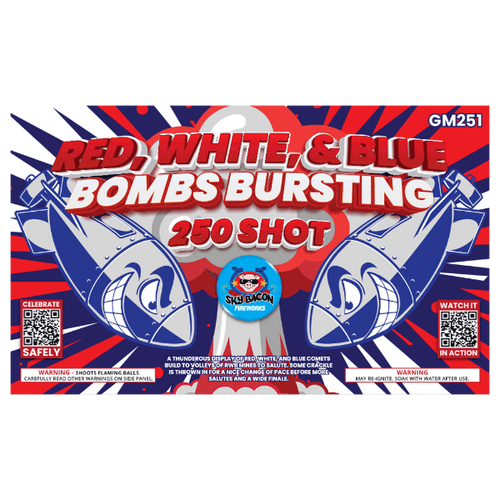 RWB Bombs Bursting (Case)