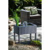 Heissner Raised Rattan Patio Pond - Black 