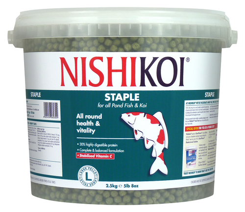 Nishi Koi Staple 2.5kg Large Pellet