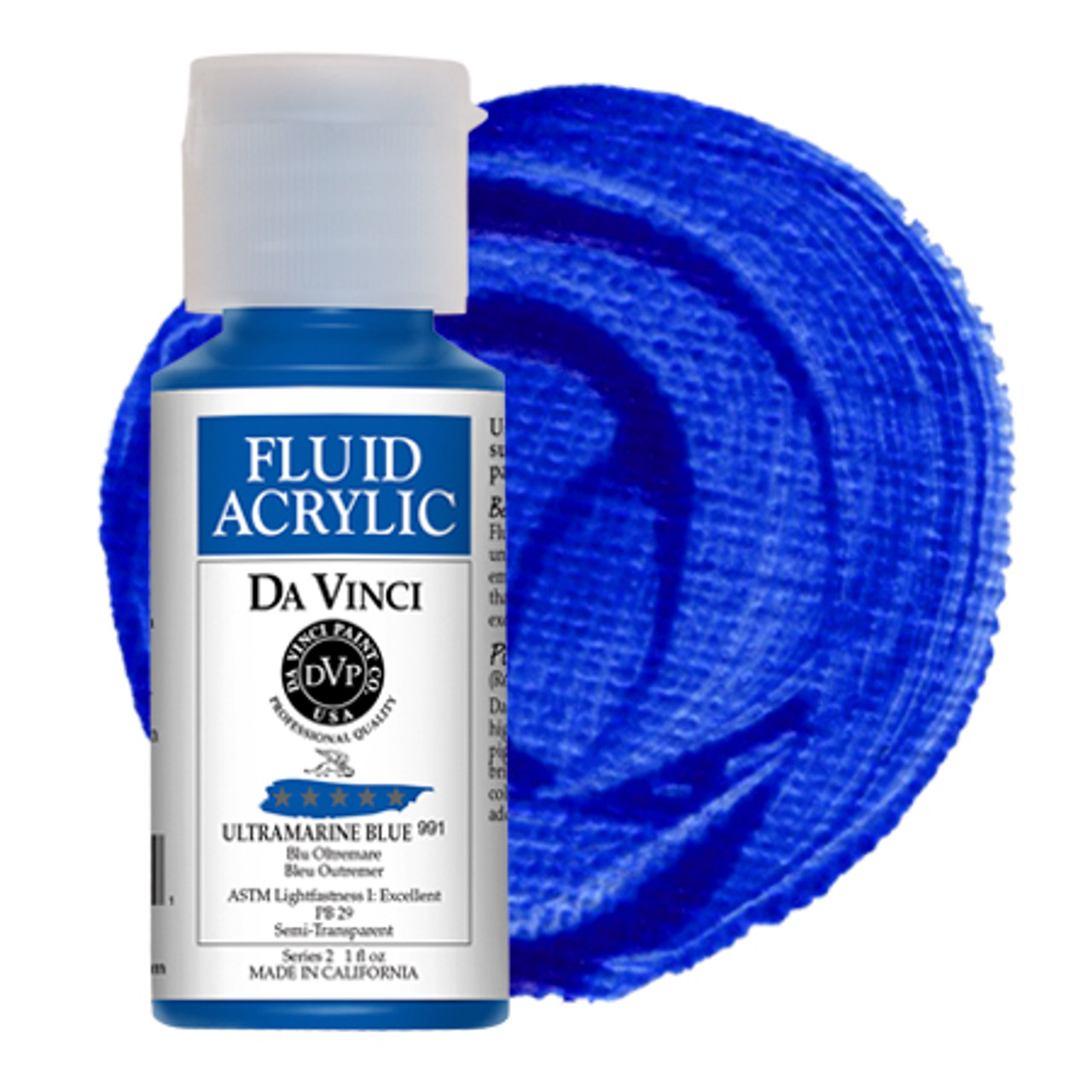 Ultramarine Blue (1oz Fluid Acrylic)
