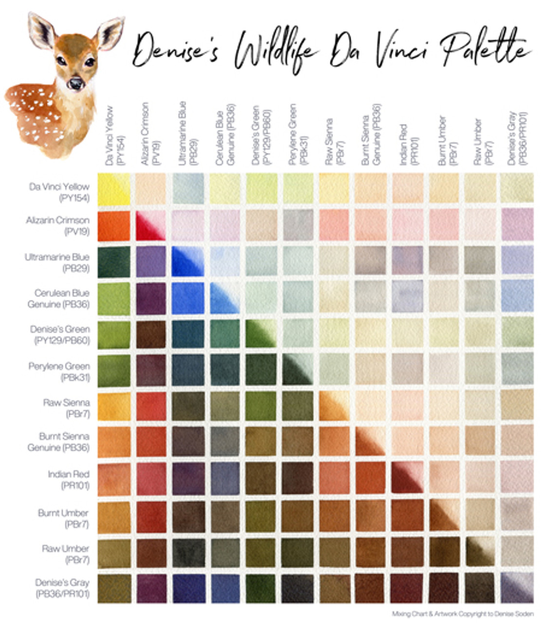 Denise's Earth Friendly Fill & Paint Watercolor Palette