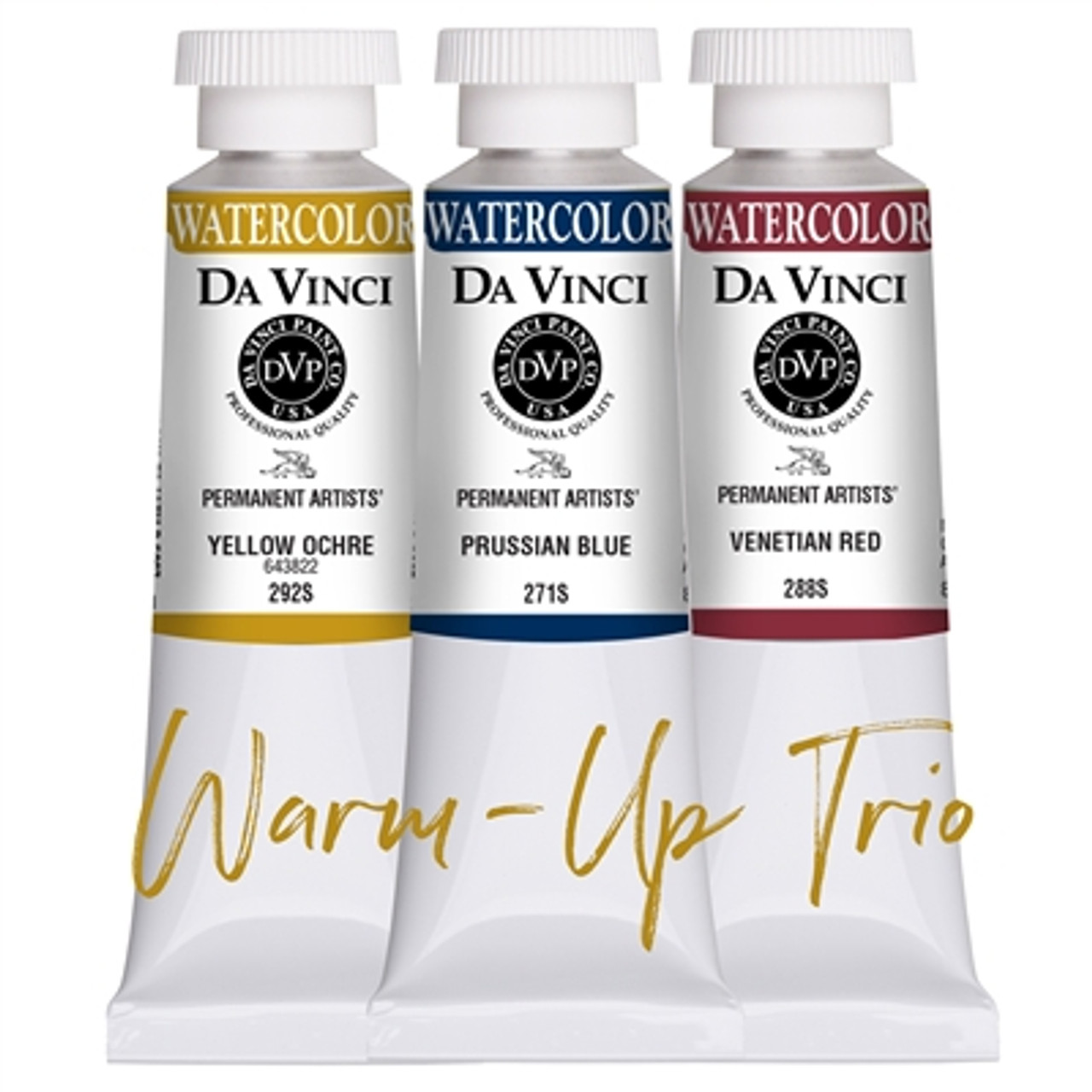 Da Vinci Warm Up Trio Watercolor Paint Set