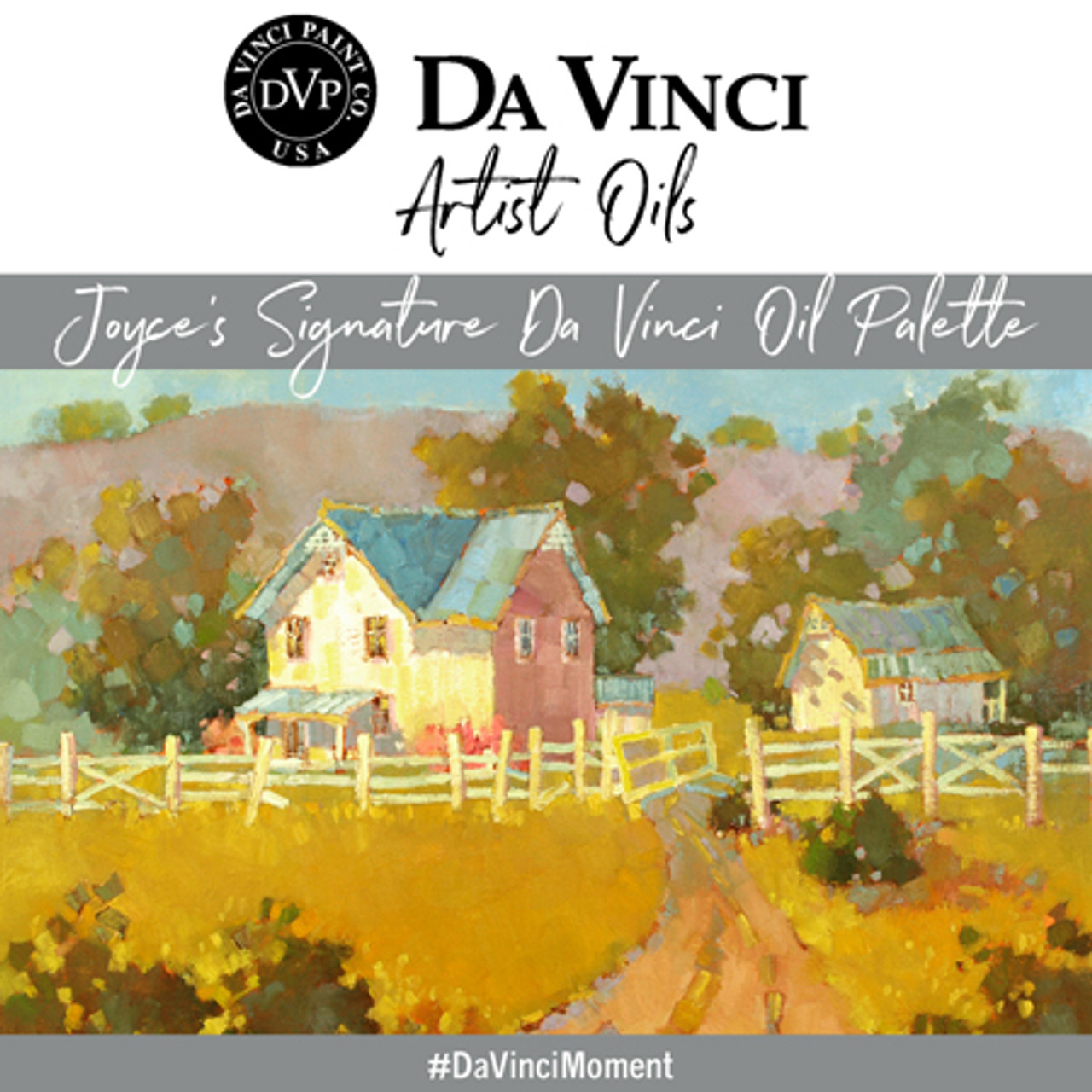 Joyce's Signature Da Vinci Oil Palette - Set of 12