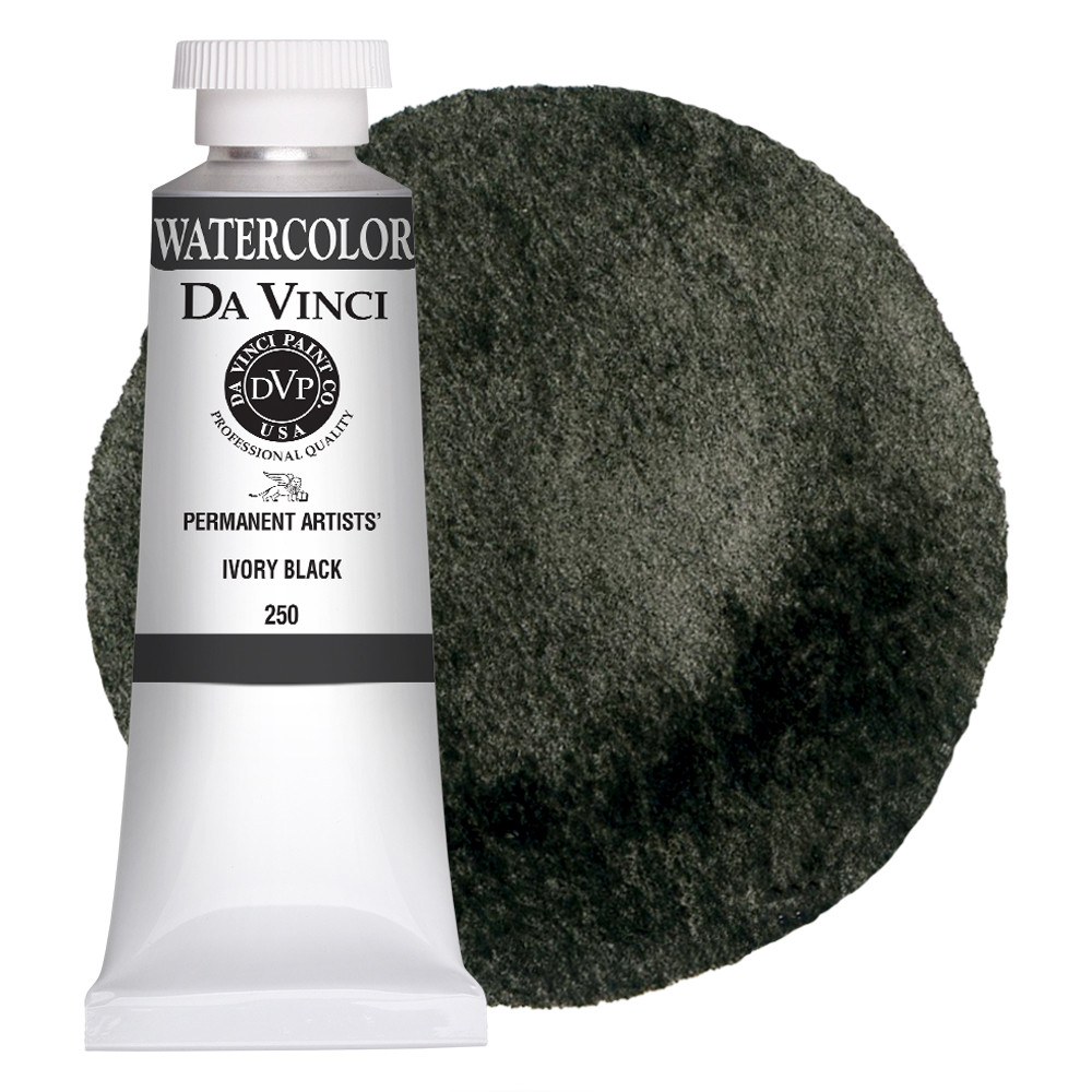 Da Vinci Ivory Black Artist Watercolor Paint – 37ml
