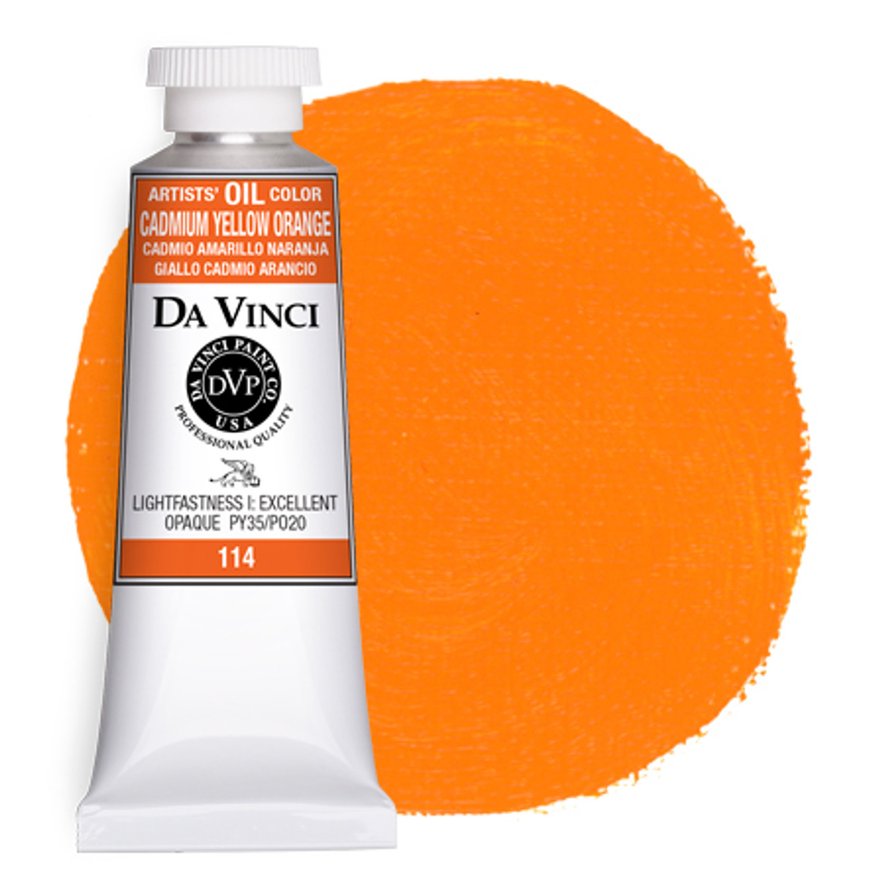 Cadmium Yellow Orange (37mL Oil Paint)