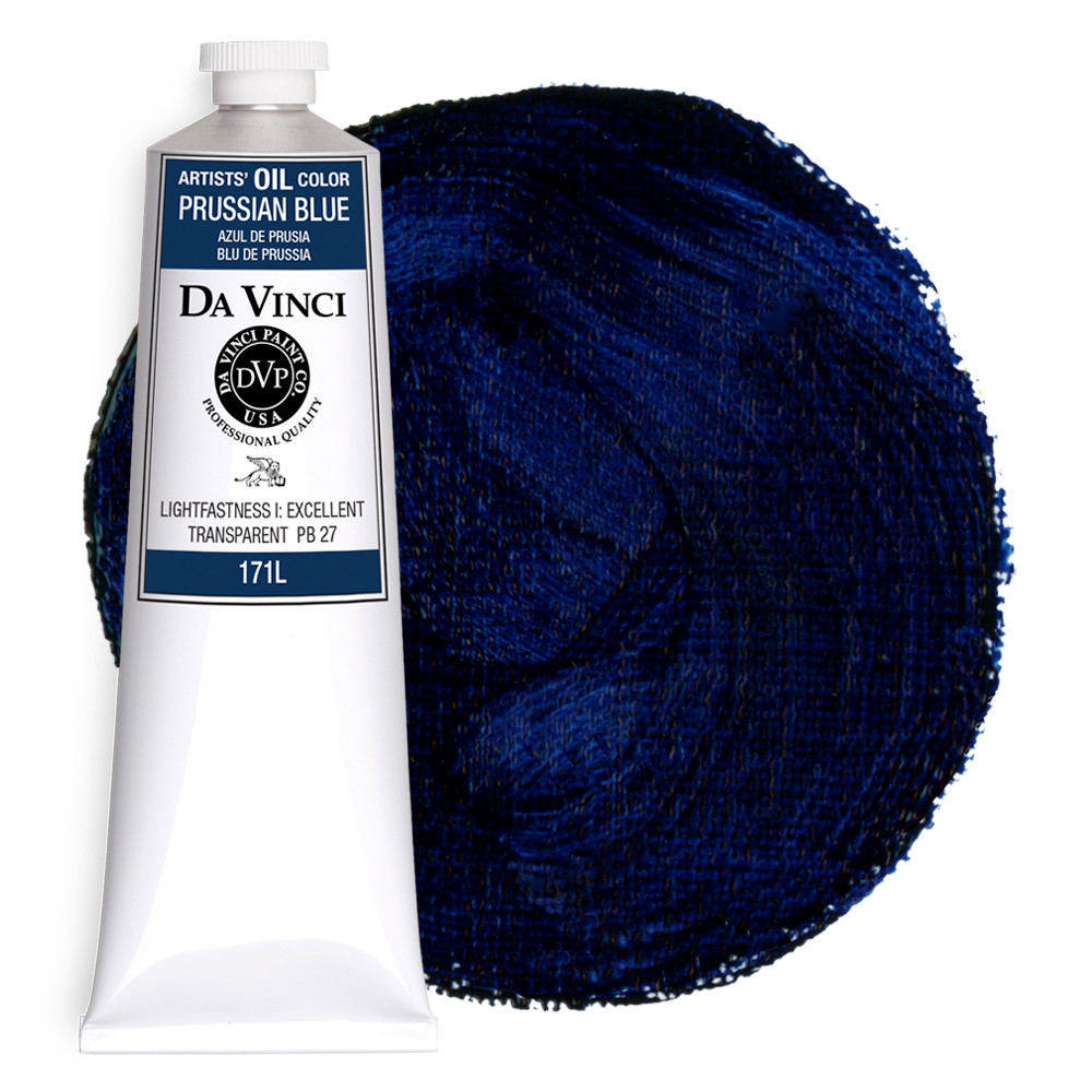 Da Vinci Prussian Blue Artist Oil Paint - 150mL