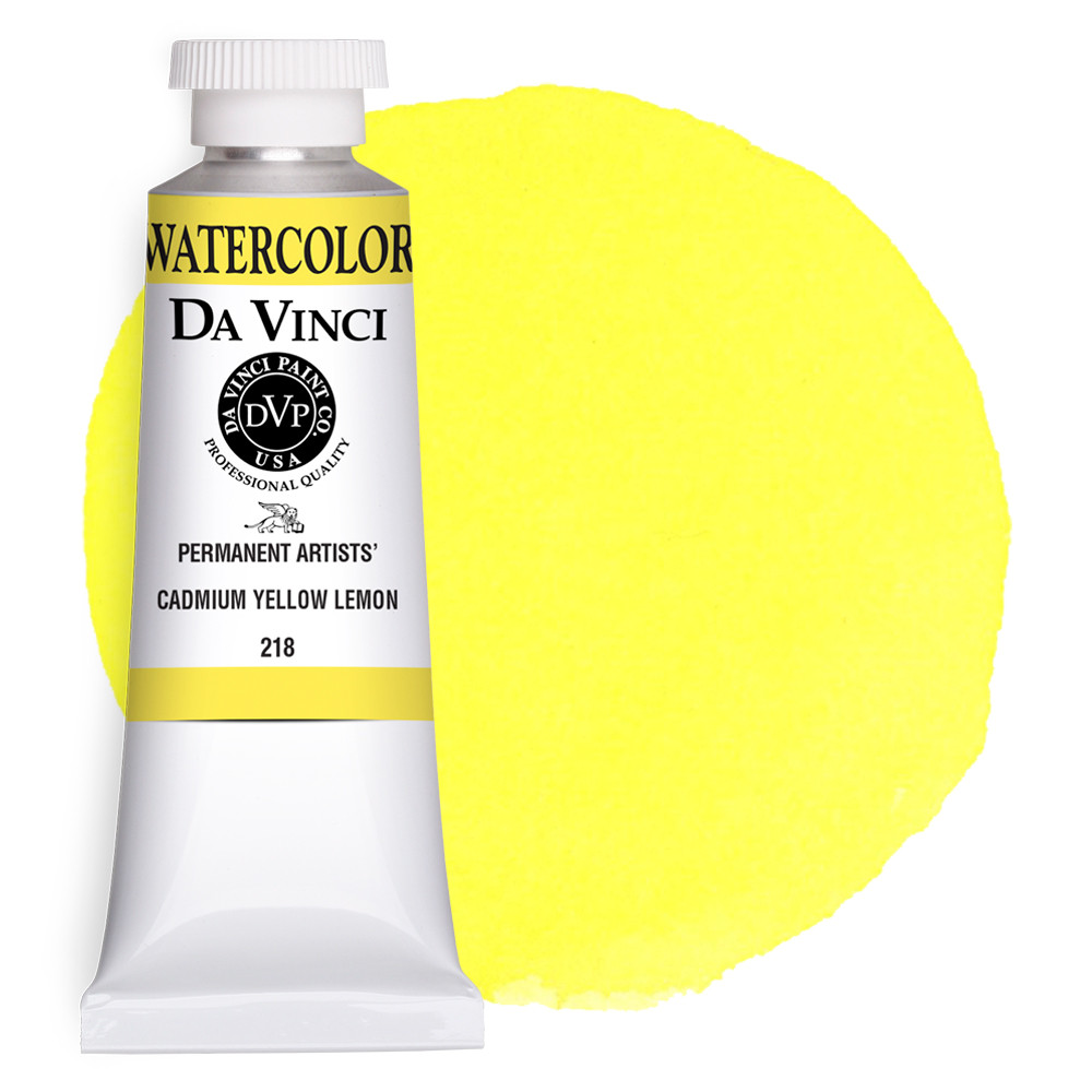 Da Vinci Cadmium Yellow Lemon Artist Watercolor Paint – 37ml