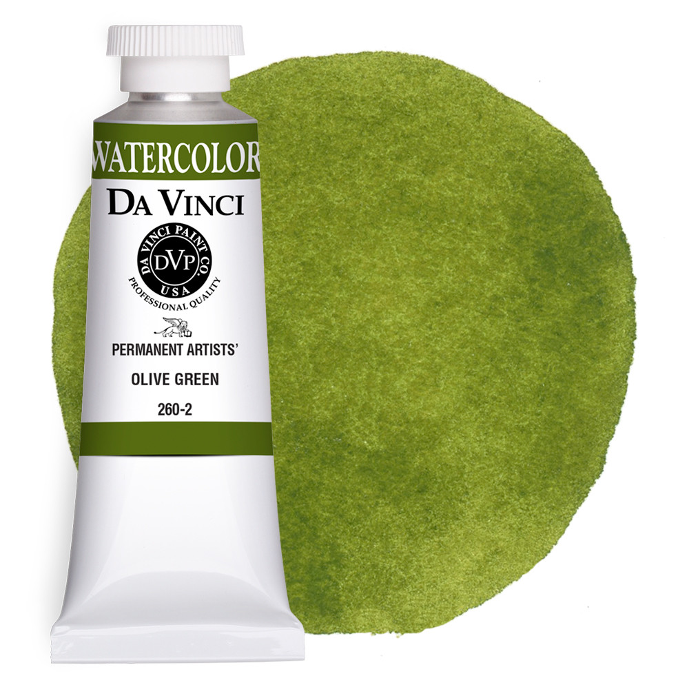 Da Vinci Olive Green Artist Watercolor Paint – 37ml