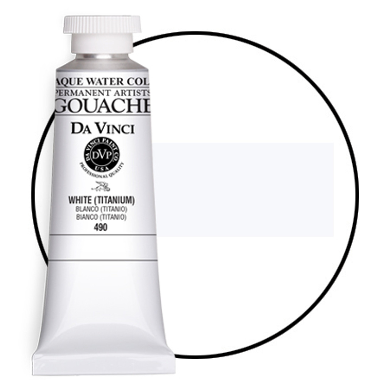 Da Vinci Titanium White Artist Gouache Paint – 150ml