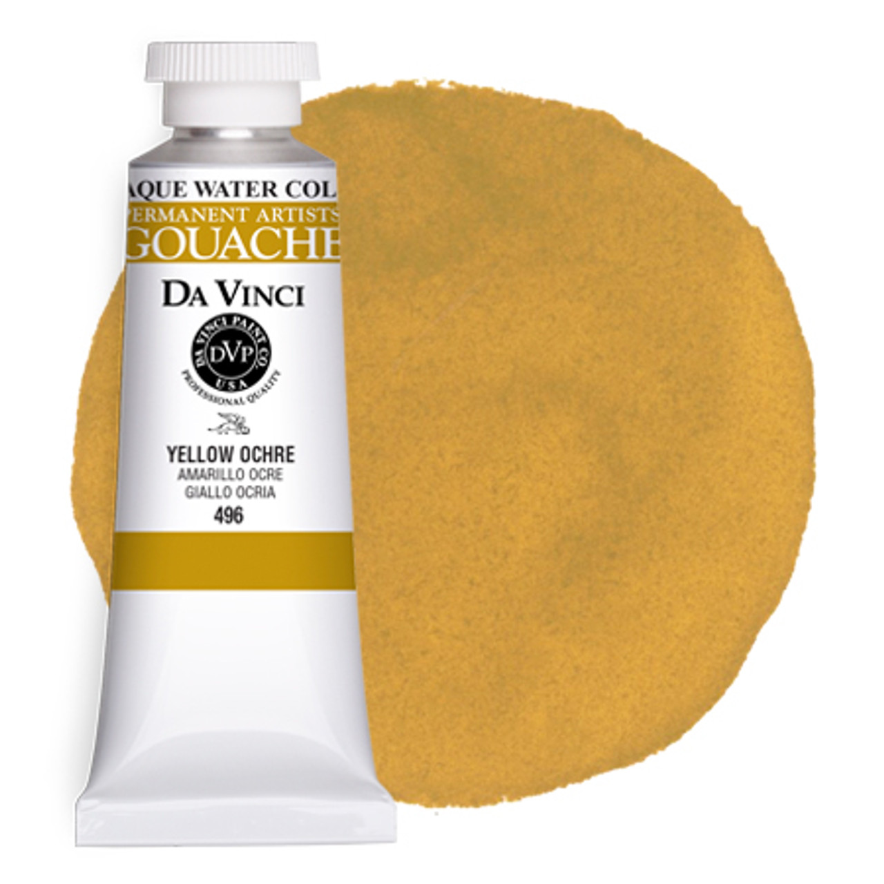 Da Vinci Yellow Ochre Artist Oil Paint - 37mL