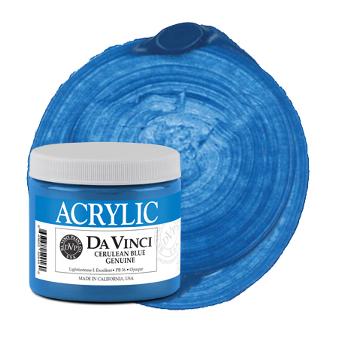 Da Vinci Cerulean Blue Genuine Artist Oil Paint - 37mL