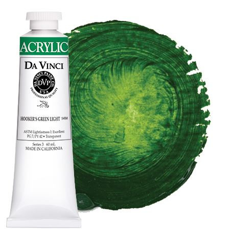 Hooker's Green Light (60mL HB Acrylic) - Da Vinci Paint Co.
