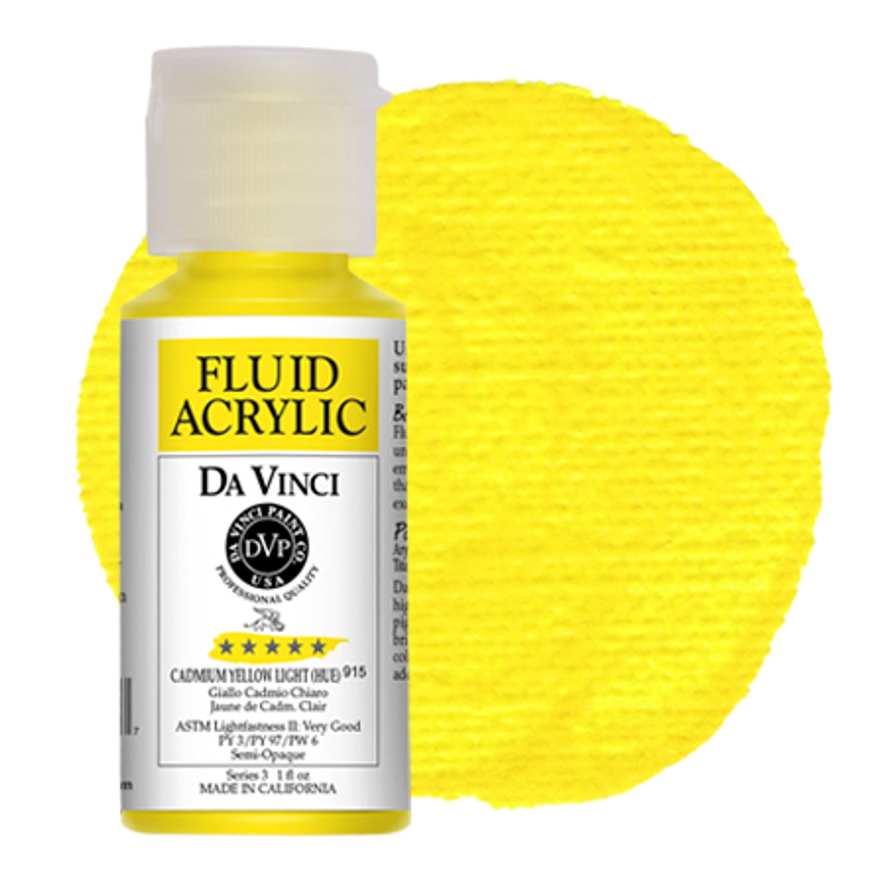 Free Flow : Cadmium Yellow Light – Fluid Art Co - USA