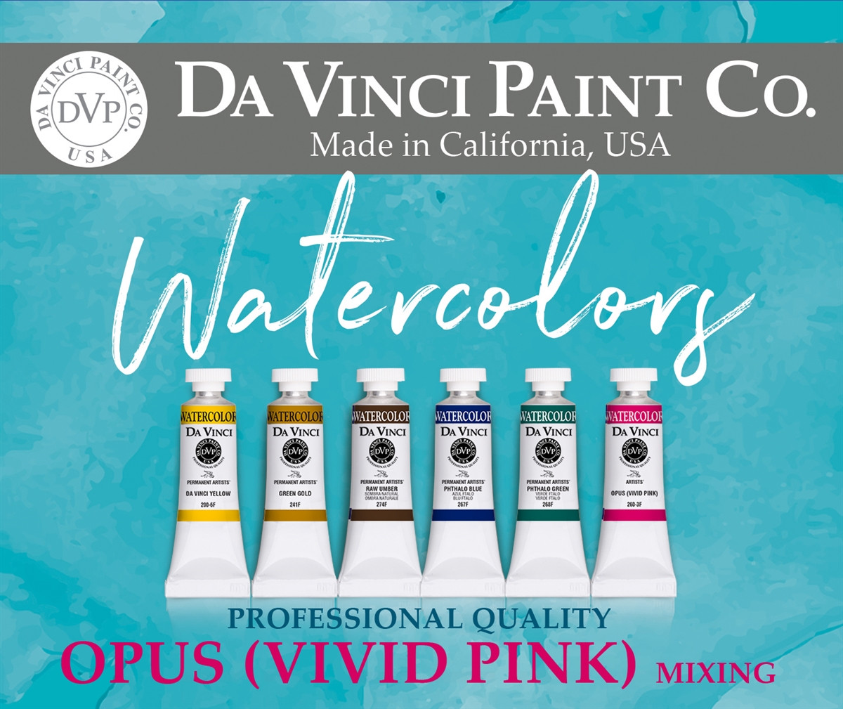 Da Vinci Paint Watercolor Mixing Set (6) 15mL tubes