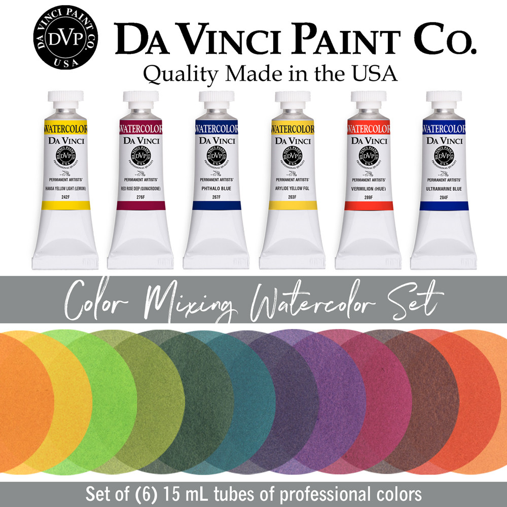 Da Vinci Artist Watercolor 6-Color Mixing Set