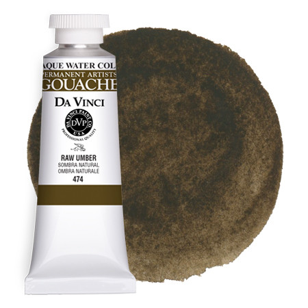 Da Vinci Raw Umber Artist Watercolor Paint 37ml