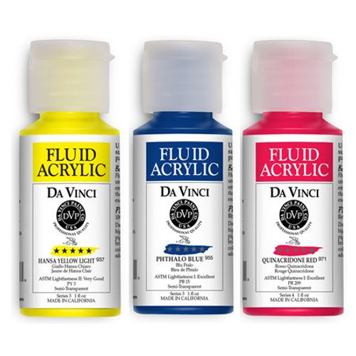 Da Vinci Sepia Artist Fluid Acrylic Paint – 1oz