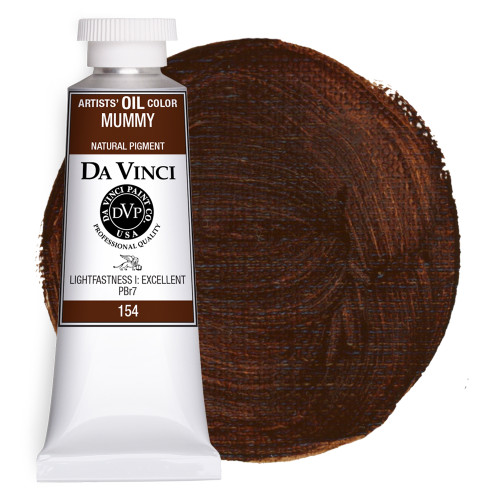 Da Vinci Olive Oxide Artist Oil Paint - 37mL