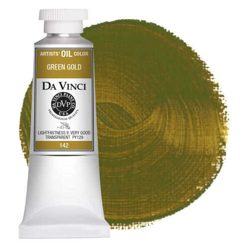 Da Vinci Olive Green Artist Oil Paint - 37mL