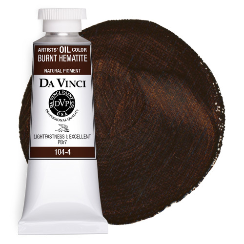 Da Vinci Hematite Violet Artist Oil Paint - 37mL