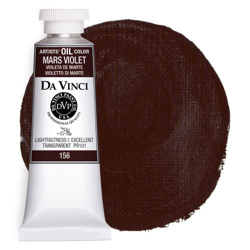 Da Vinci Hematite Violet Artist Oil Paint - 37mL