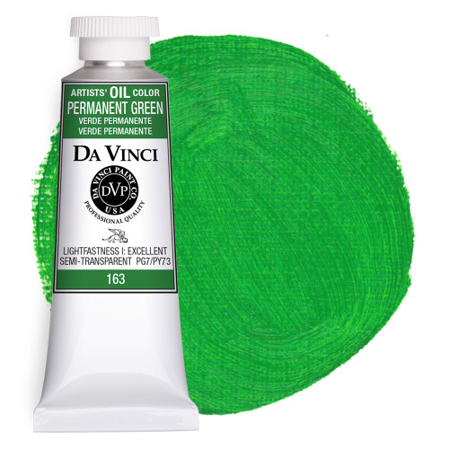 Da Vinci Olive Green Artist Oil Paint - 37mL