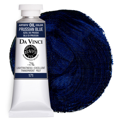 Da Vinci Prussian Blue Artist Oil Paint - 150mL
