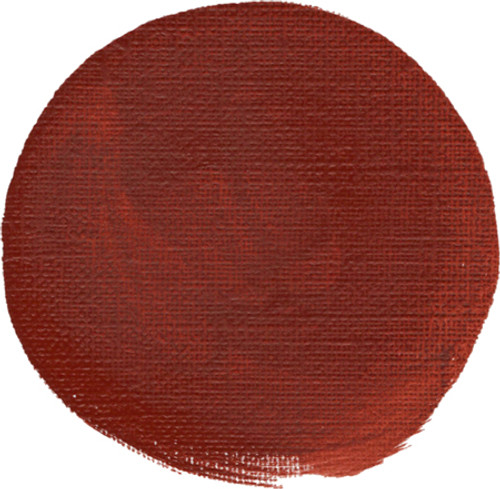Da Vinci Venetian Red oil paint (PR101) color swatch.