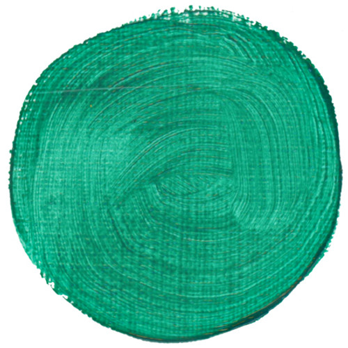 Da Vinci Viridian Green (PG18) oil paint color swatch.