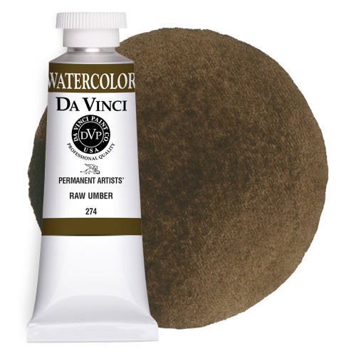 Da Vinci Raw Umber Artist Oil Paint - 37mL