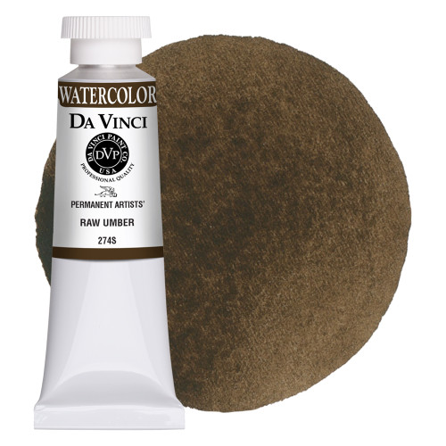 Da Vinci Raw Umber Artist Watercolor Paint – 15ml