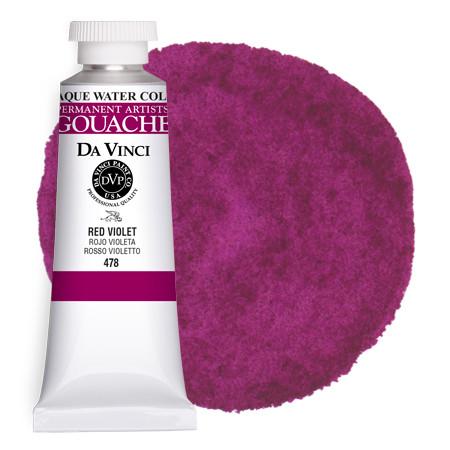 Da Vinci Red Artist Gouache Paint - 37mL