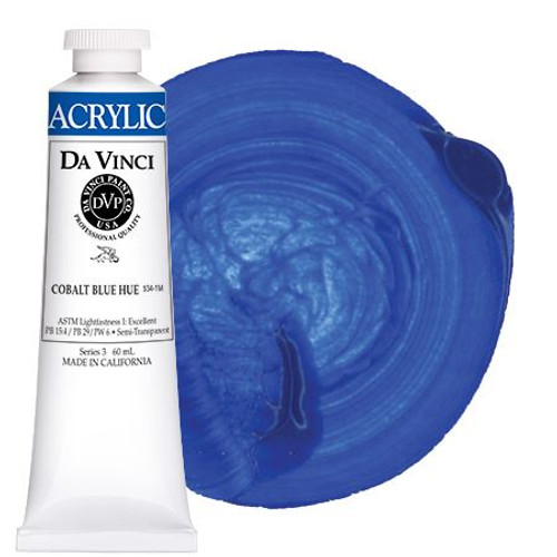 105 Cobalt Blue Acrylic Paint - Lightfast - Opaque