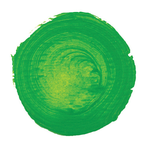 Da Vinci Leaf Green (PG7/PY3) heavy-body artist acrylic paint swatch.
