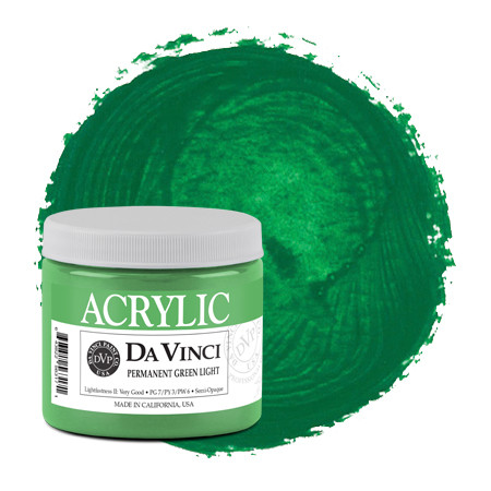 Da Vinci Hooker's Green Light Artist Acrylic Paint – 16oz