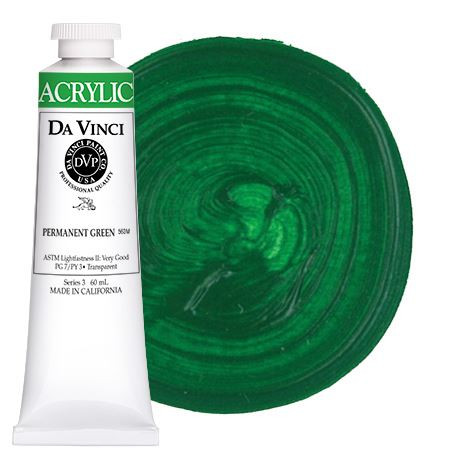 Hooker's Green Light (60mL HB Acrylic) - Da Vinci Paint Co.