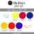 Da Vinci Oil Mixing Set artist palette of warm and cool colors.