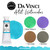 Da Vinci Charlie O'Blue watercolor paint color examples when used in mixes.