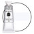 Da Vinci Flake White oil paint (PW6) 37ml tube with color swatch.