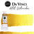 Da Vinci Nickel Azo Yellow watercolor paint (PY150) 15ml tube with wash swatch.