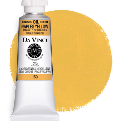 Da Vinci Naples Yellow Artist Oil Paint - 37mL