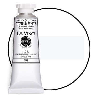 Da Vinci Artists' Oil Color - Lamp Black, 37 ml Tube