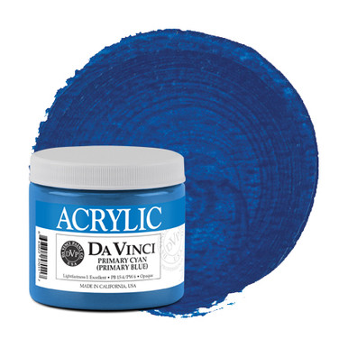 Da Vinci Primary Blue Artist Acrylic Paint – 16oz