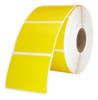 50mmx28mm Direct Thermal Yellow 25mm core  2340Labels per Roll