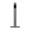 SUNMI FLEX 3 Lite Floor Stand, a tall black and grey pedestal with a display mounting plate on top
